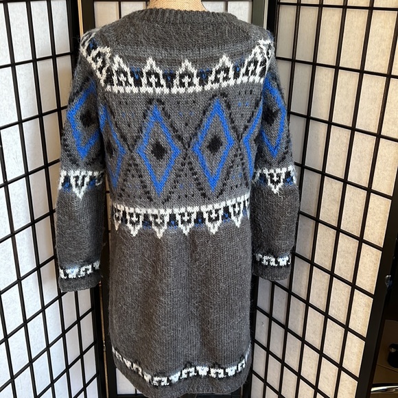 Free People Mohair Blend Long Sweater Coat - Picture 5 of 8